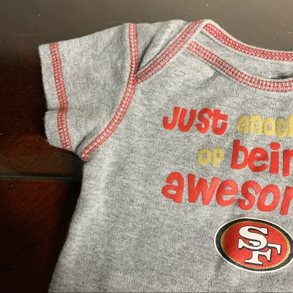 Infant’s NFL Team Apparel San Francisco 49ers Graphic Bodysuit
